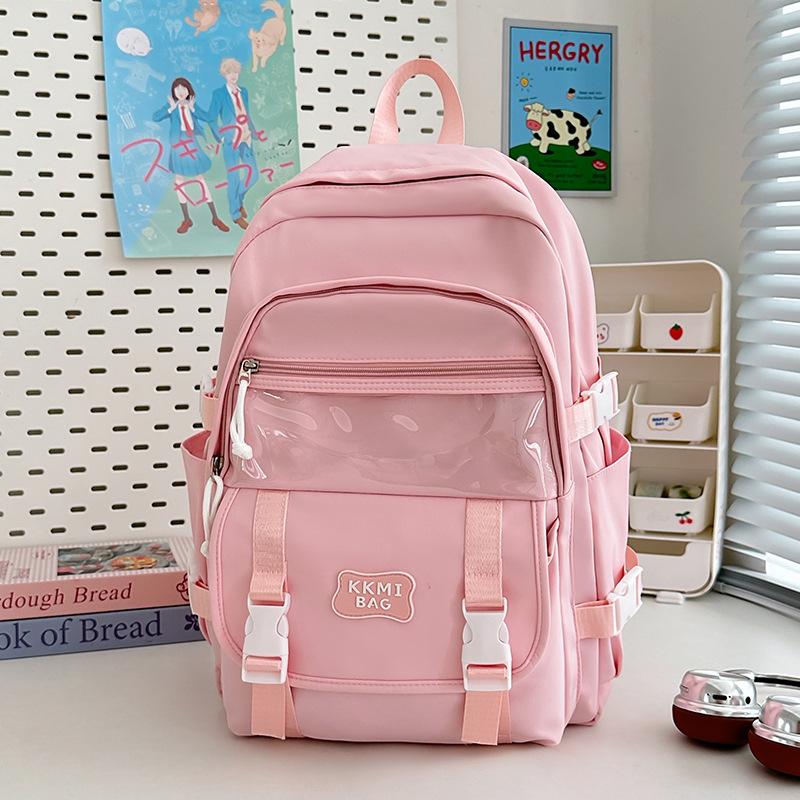 

Высококачественный, свежий и милый рюкзак конфетных цветов, легкий и вместительный рюкзак для учеников средней школы