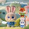 Zootopia Chibi Fox Nick Plush Toy Bunny Judy Figure Q Version Cute Collectible Gift