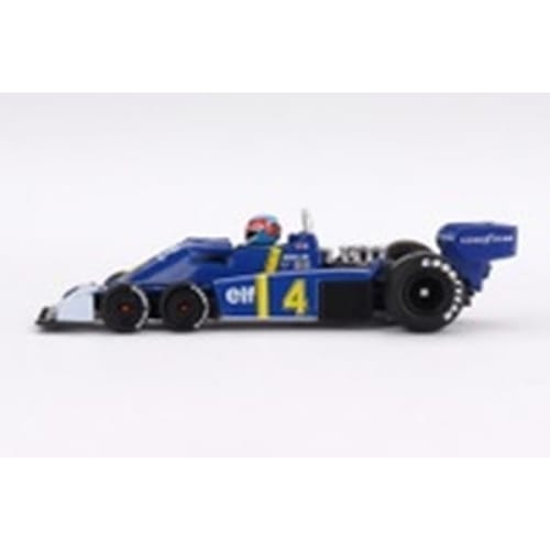 TrueScale Miniatures MINI GT 1/64 Scale Model Kit: Tyrrell P34 #4, 2nd Place Winner, 1976 Swedish Grand Prix, Patrick Depailler