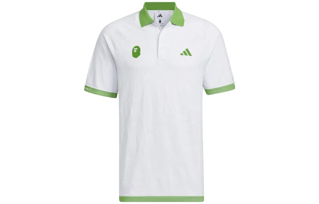 Поло BAPE BLACK X Adidas Golf Свободного кроя IQ3680 XL