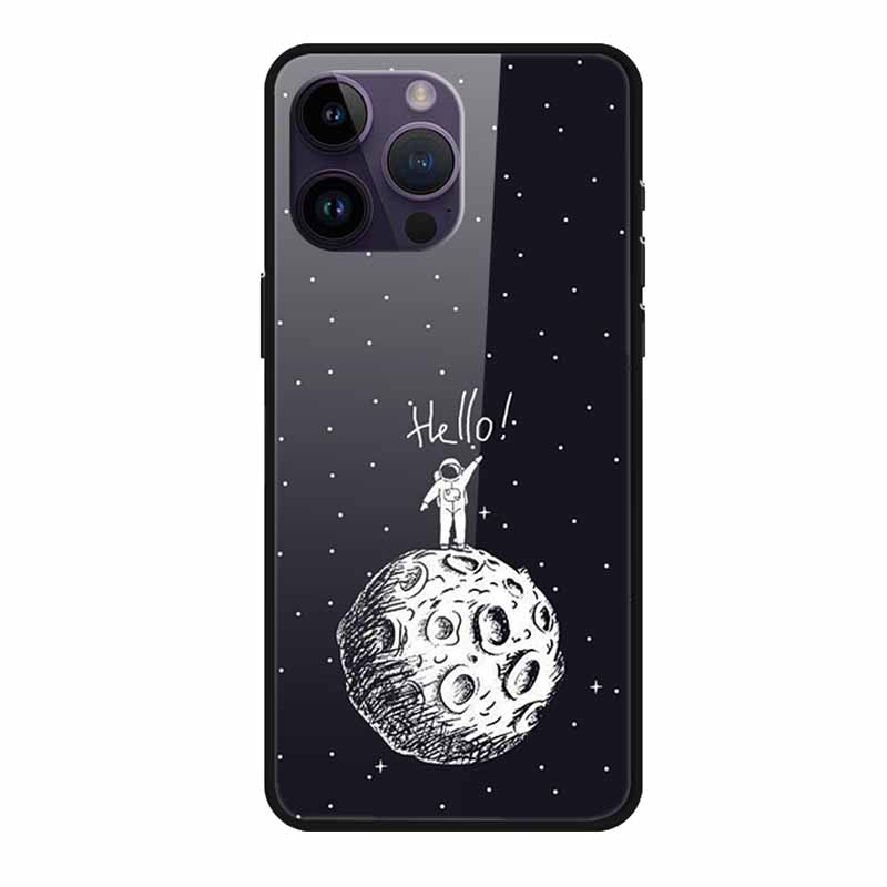 Glass Back Cover For iphone 16 Pro Max Phone Case Soft Bumper Hard Tempered Glass Case For iphone 15 Pro Max Case Funda Shell