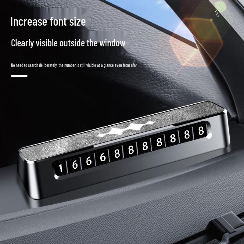 Leopard Temporary Parking Number Plate for BYD Equation - Double Number, Exclusive Leopard 3, 5, 8 Models