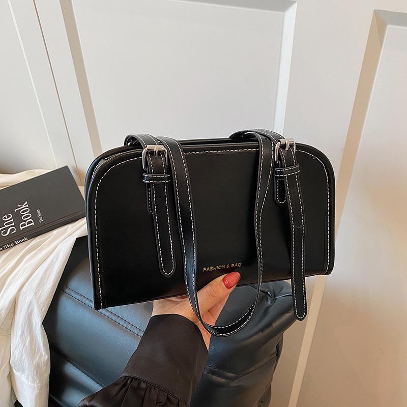 Source Manufacturer Women's Bag 2025 New Trendy Fashion Handbag Simple Niche Underarm Bag Shoulder Bag Wholesale