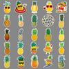50 Pineapple Fruit Stickers for Scooter, Luggage, Laptop, Car, Motorcycle, and Stationery Decoration