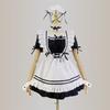 HUIROM Maid Anime Cute Lolita School Maid X Size Costume, Cosplay, Halloween, Costume, Beginner's, Costume, Alice-inspired, Festival, Christmas, Cafe,