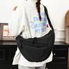 Women's Crossbody Dumpling Bag: Versatile Solid Color Casual Sports Shoulder Bag
