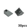 30PCS MOC Bricks 3676 Slope Inverted 45° 2X2 For Building Blocks Parts DIY Bricks Bulk Model Educational High-Tech Parts Toys