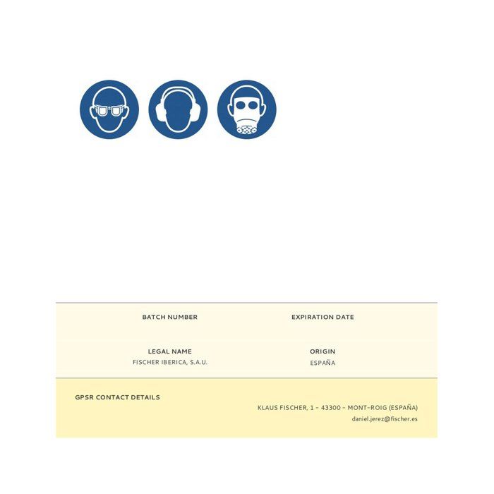 Foret bêche - FISCHER - Bois bit 25mm - Perçage de grands trous - Blanc