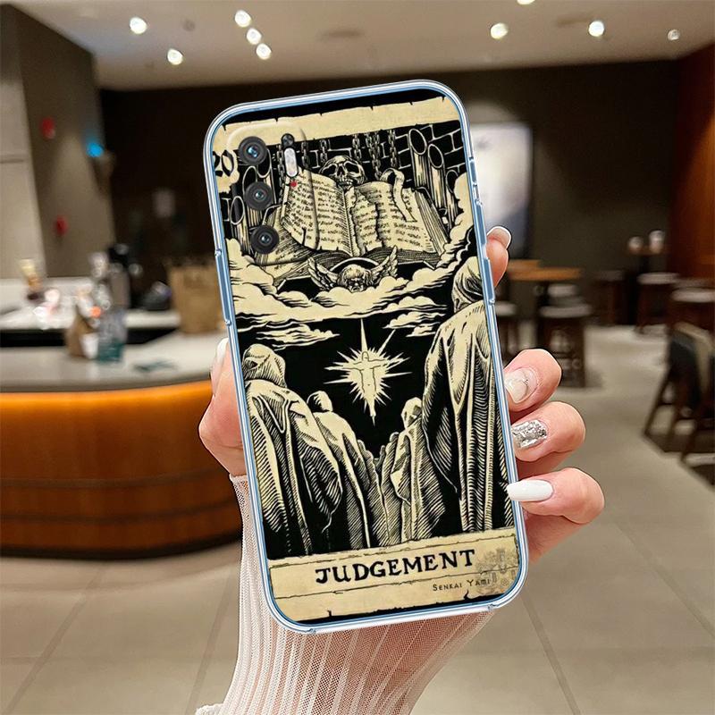 RE21 Divination Tarot Transparent Phone Case for Motorola Moto G40 G04 G05 One Ace Action  Fusion + Plus Hyper Macro Vision Zoom