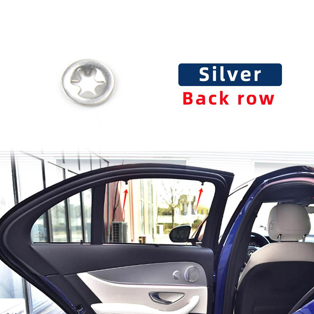 

For Mercedes Benz C GLC W205 W253 Rear Shade Curtain Handle Curtain Hook Handle Buckle Fixing Clip Sunshade Hook Locking Pad срібний