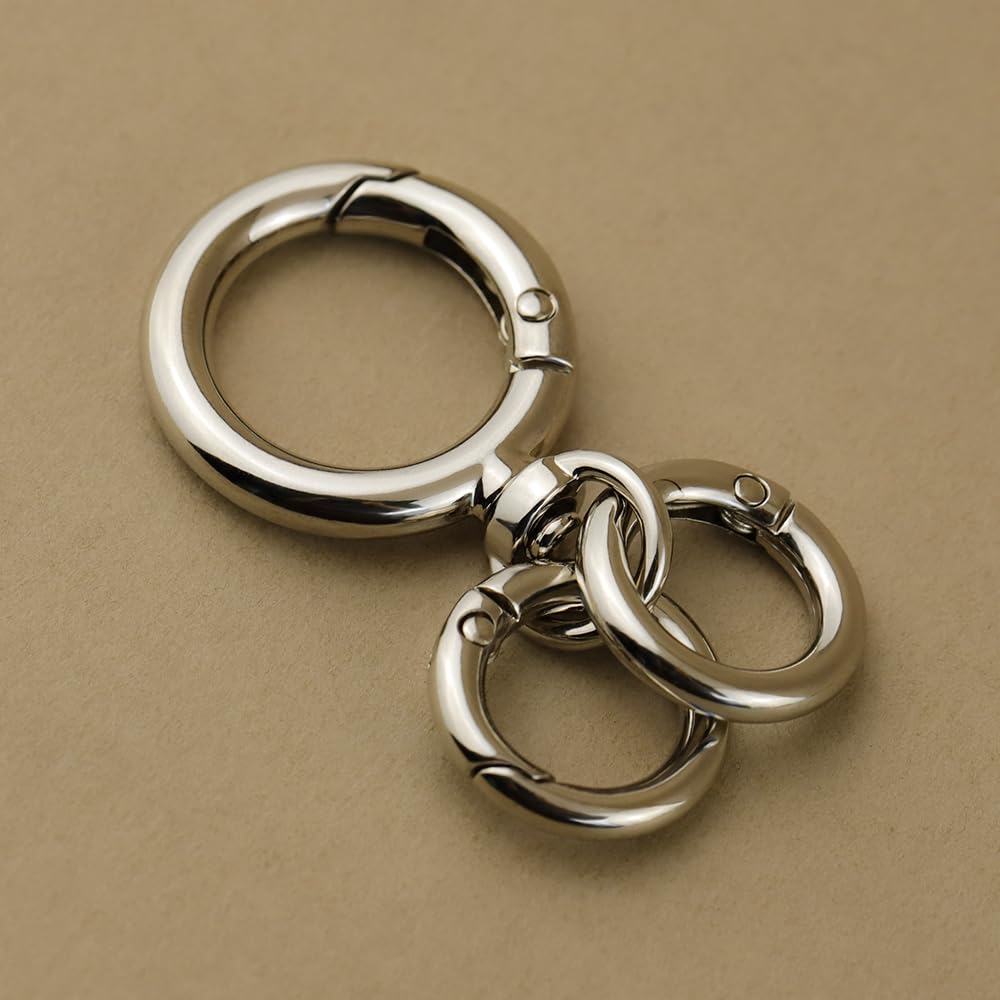 FUSSED Motorcycle Key Chain, Bicycle Key Ring, Car Keychain, Carabiner Hook, Lightweight, Long Lasting,