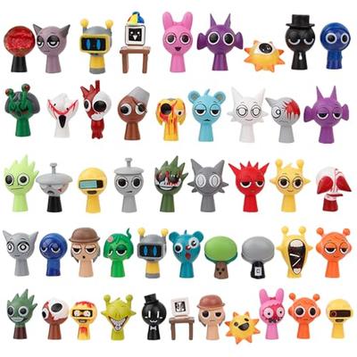 Set mit 48 Super Mini Figuren (Ca.. 3,5 cm hoch) Singendes Monster Spielzeug Zubehör (Für Kinder ab 5 Jahren) Geschenke (48 Sets) [Parallelimport]