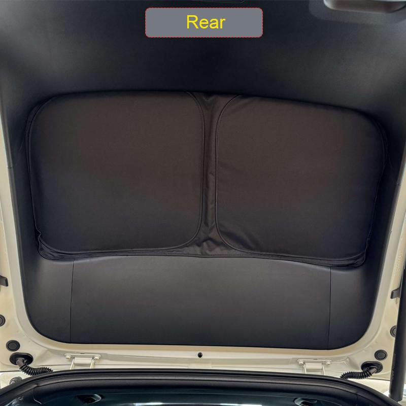 Car Black Window Privacy Sunshade For KIA EV6 CV 2023-Present Auto Anti-UV Heat Insulation Protect Cover Interior Accessory