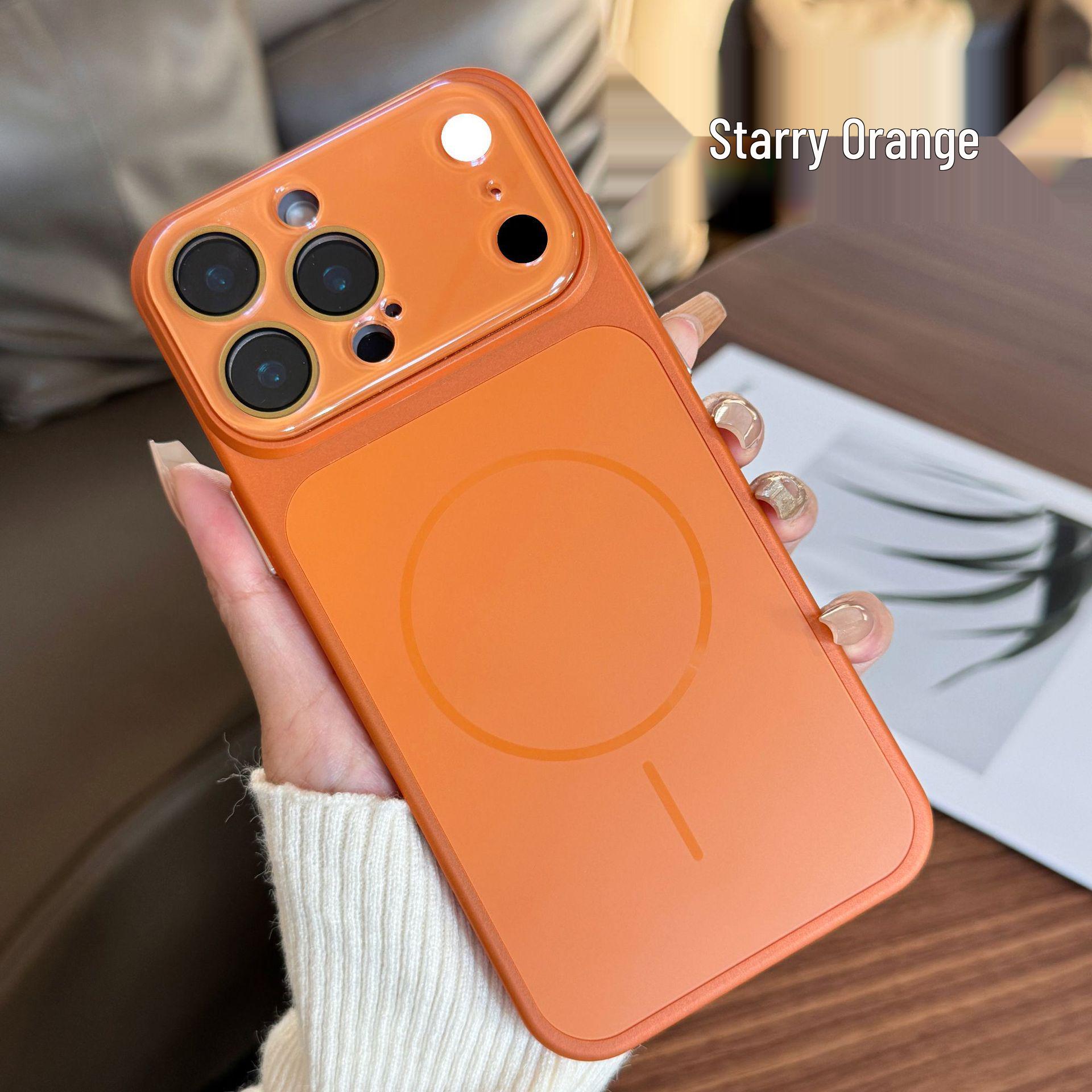 

Magnetic Skin-Feel Case with Lens Protector for iPhone 17 Pro Max 15 Pro