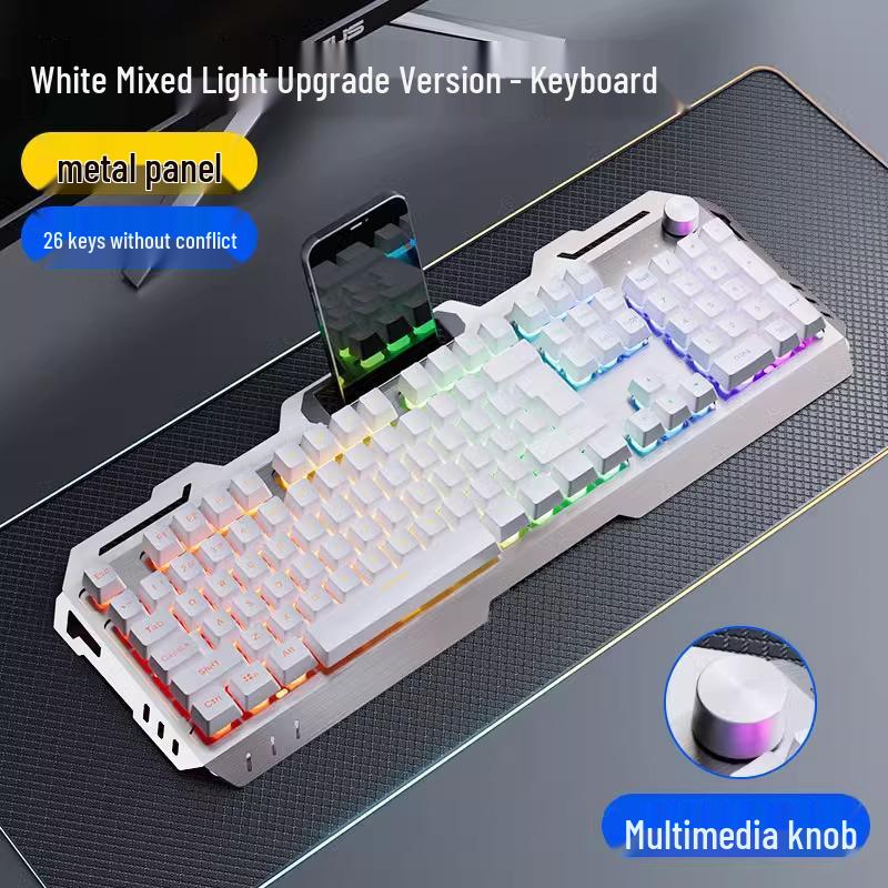 Maverick Mechanical Gaming Keyboard, Mouse, and Headset Set - Wired Esports Peripherals.