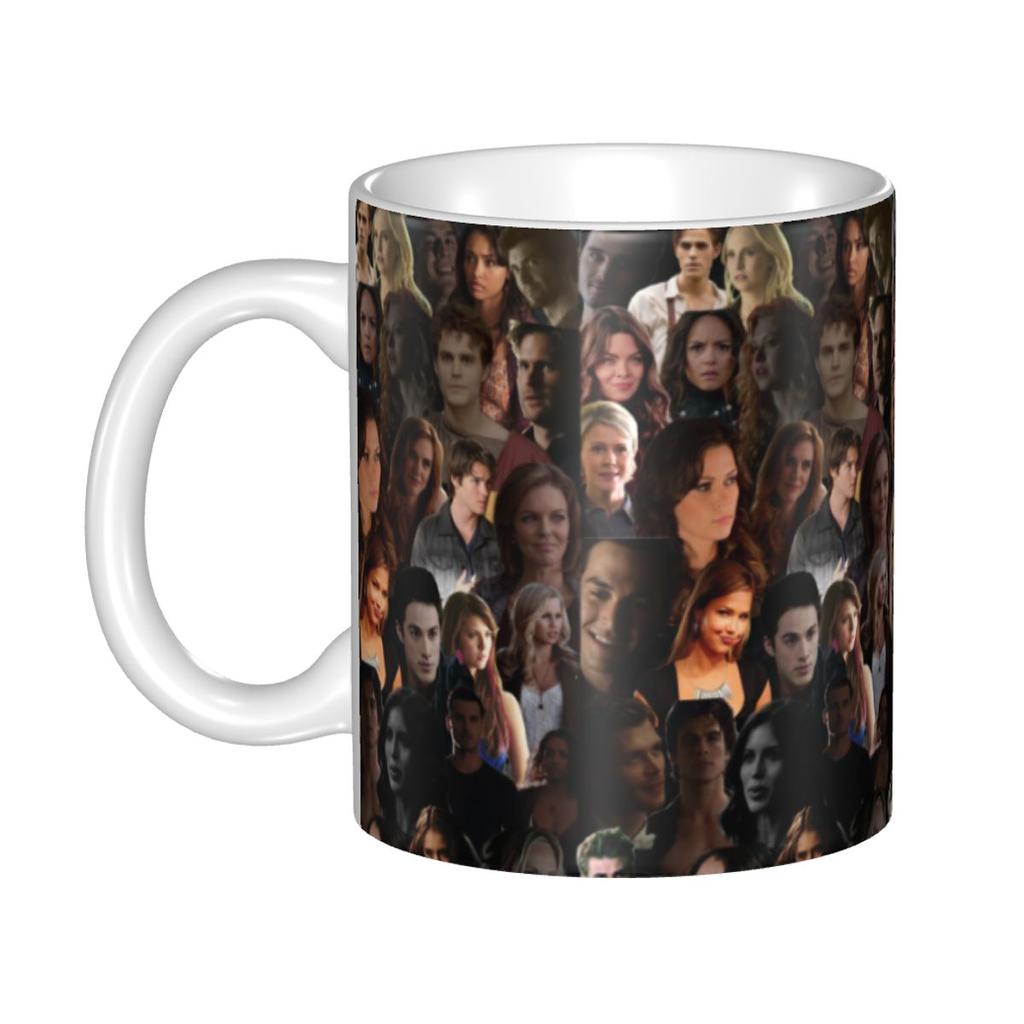 Tasses à café personnalisées The Vampire Diaries DIY Damon Salvatore Tasse à thé au lait en céramique