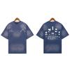 Mens Washed Vintage Loose Fit Cotton Blend T-Shirt Shorts Set Casual Outfit