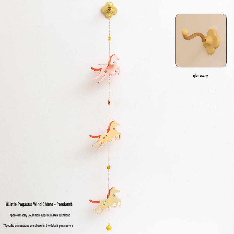 

New French Style Wall Lamp with Horse Year Ornament - Ideal for Living Room, Hallway, or Children s Room