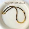 Shining 2025 Autumn/Winter Tiger Eye Necklace: Versatile Fashion Clavicle Chain for Women