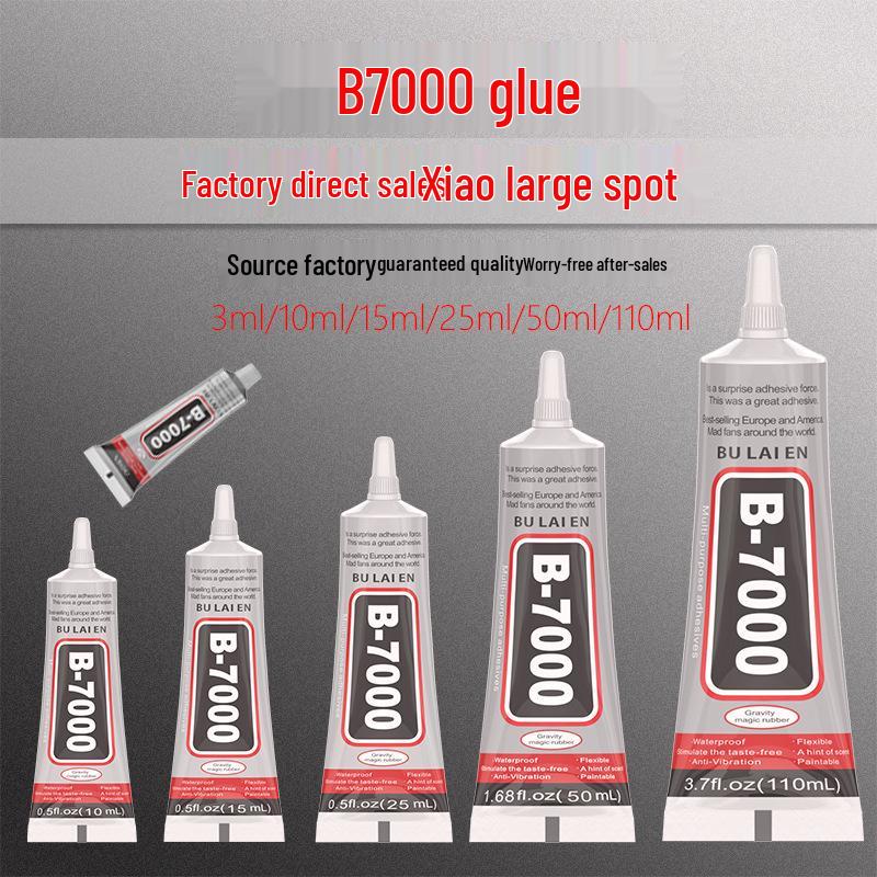 B7000 Mini Glue: 3ml Strong Adhesive for Mobile Screens, Jewelry, DIY Acrylic, and Rhinestones