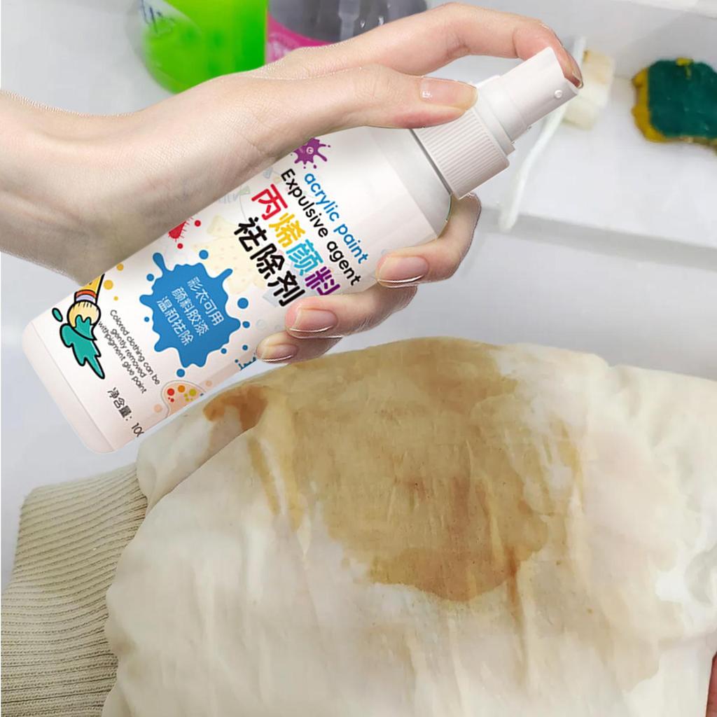 2pcs Stain Eater Spray Clothes Dirt Removal Spray Powerful Stain Cleaner for Clothes Leather Furniture Kitchen Bathroom Car