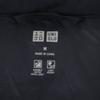 Uniqlo Seamless Ultra Light Down Jacket M Navy With Storage Bag Women Used