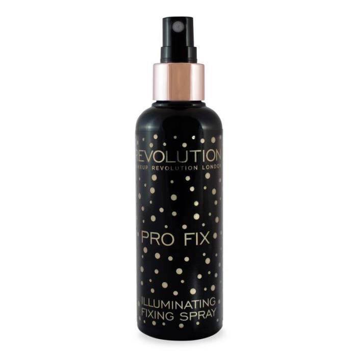 Spray Fixateur de Maquillage - Makeup Revolution - Illuminant - Hydratant - Végétalien