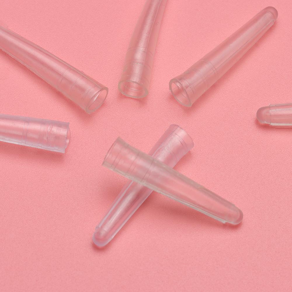 Tools Soft/Hard Grafting Eyelashes Tweezers Silicone Covers Tips Protect Cases Tweezers Cover