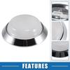 Car Round Dome Light Base Lens Lamp Cover Car Interior Light Lens for Chevy Camaro 1970-1981 Plastic Clear