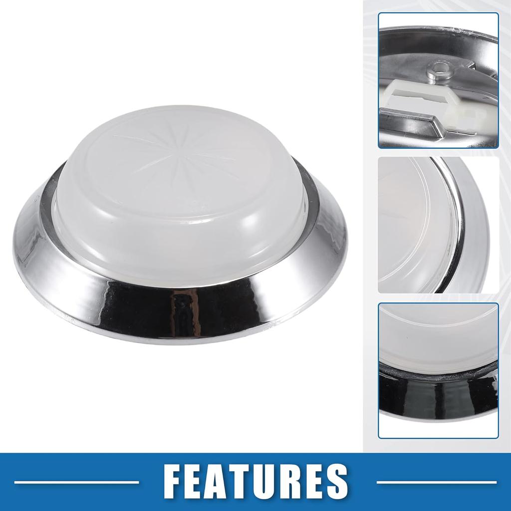 Car Round Dome Light Base Lens Lamp Cover Car Interior Light Lens for Chevy Camaro 1970-1981 Plastic Clear