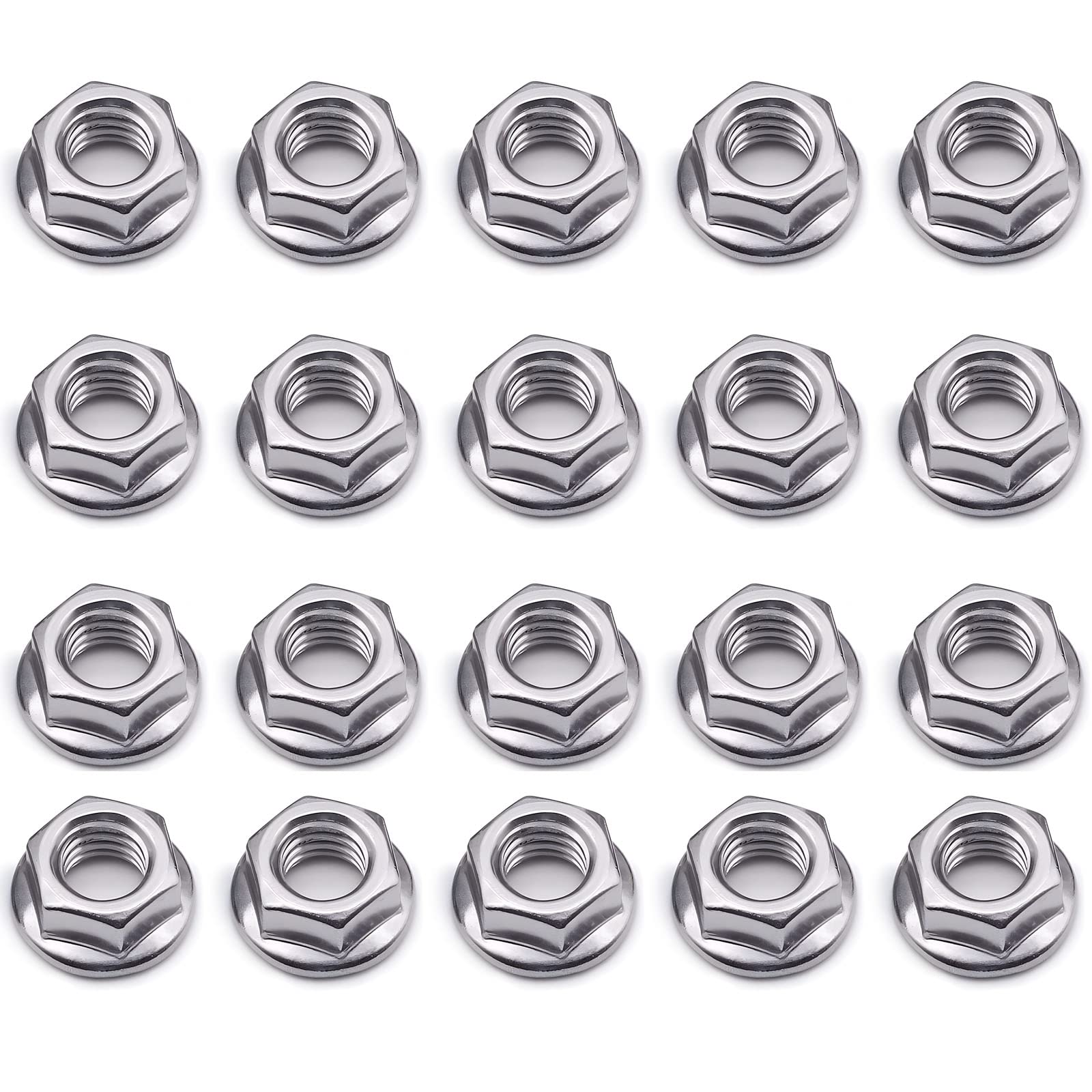 

KOYMING m6 Hex Lock M6 x 20 Lock Flange 304 Stainless Steel Nuts, Nuts, Nuts, Nuts,