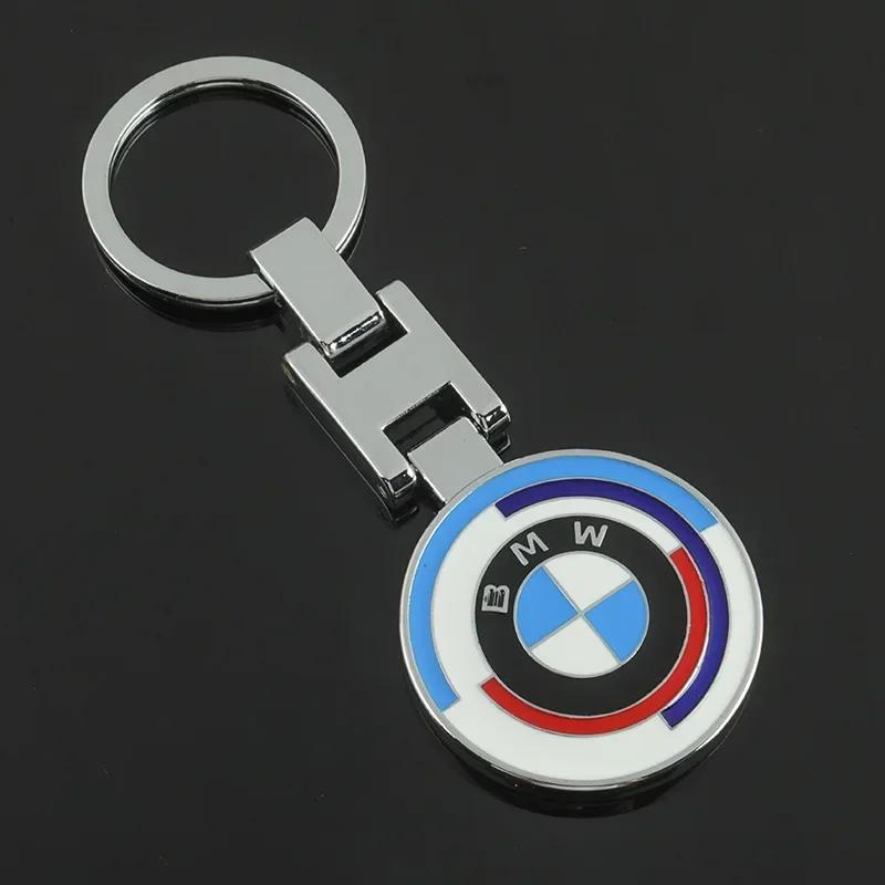 BACR1 Hot 2025 lMetal Key Chain Advertising Car Key Ring Chain Ring Pendant Accessories For BMW M Performance X1 X3 X4 X5 E87 F20 E36