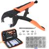 1 Set Metal Snap Fasteners Button Kits Heavy Duty Snap Button Tool with Adjustable Pliers Sewing Accessories for Clothes Leather