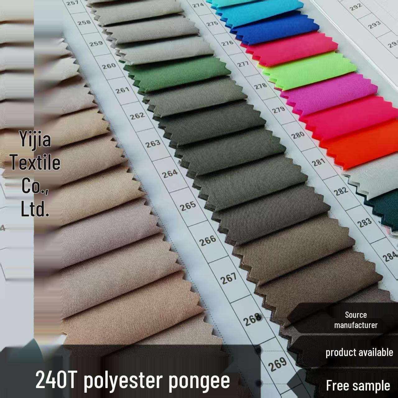 

240t Chun Ya Fang Lightweight Soft Polyester Fabric for Down Jackets, Dresses, Sleeping Bags, and Handbags
