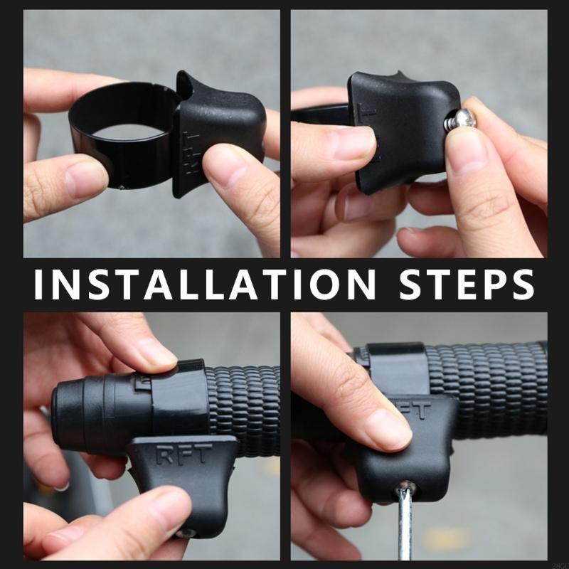 28GC Impugnatura Acceleratore Ergonomica Manubrio Antifatica Manopola Acceleratore in Plastica Accessorio Semplice da Installare per Motociclette