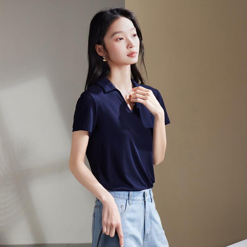 SOFSIL Women s V-Neck Short Sleeve T-Shirt XL