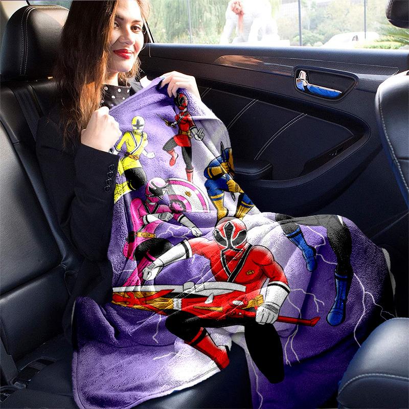 1pcPower Rangers Blanket - Soft and Comfortable for All Seasons - Perfect Gift IdeaA043042m