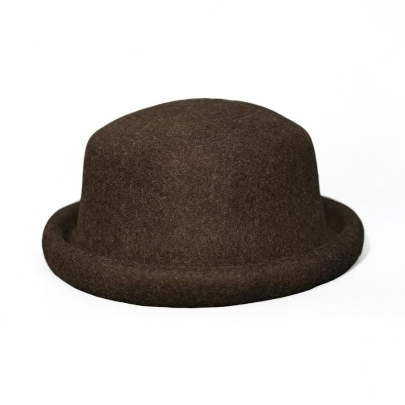 Japanese Retro Black Brown Beige Gray Woolen Beret Women'S Autumn And Winter Cute Versatile Crimped Top Hat