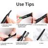 Electric Eyebrow Trimmer Razor Brow Shaping Portable Shaving with Washable Hair Trimmer Razor Duals Cutter Head Design Tools