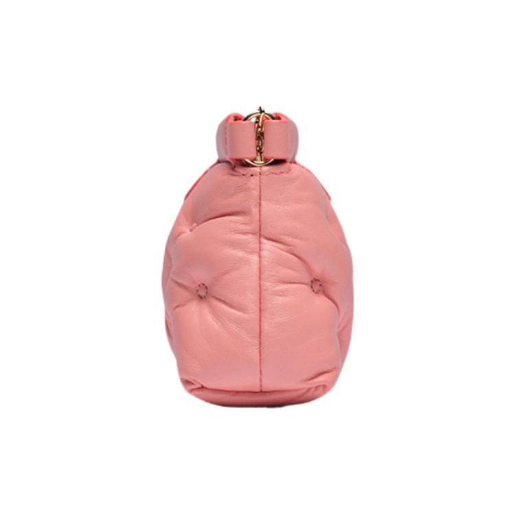 Maison Margiela Embroidered Napa Leather Shoulder Bag With Numeric Logo Tag Women shoulder bag Bright-Pink SA1VL0035P6434T4151