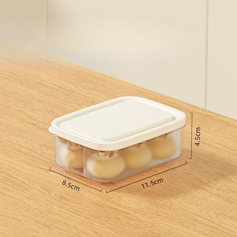 

Крем-стиль Коробка для хранения в холодильнике Кухонная коробка для заморозки продуктов Герметичная коробка для хранения Пищевой пластиковый контейнер для хранения 300ml