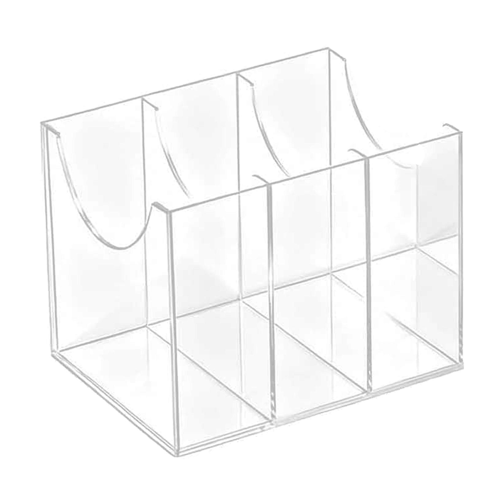 Easy Access Acrylic Belt Holder Box Featuring Multiple Slot For Belt Storage And Home Organization
