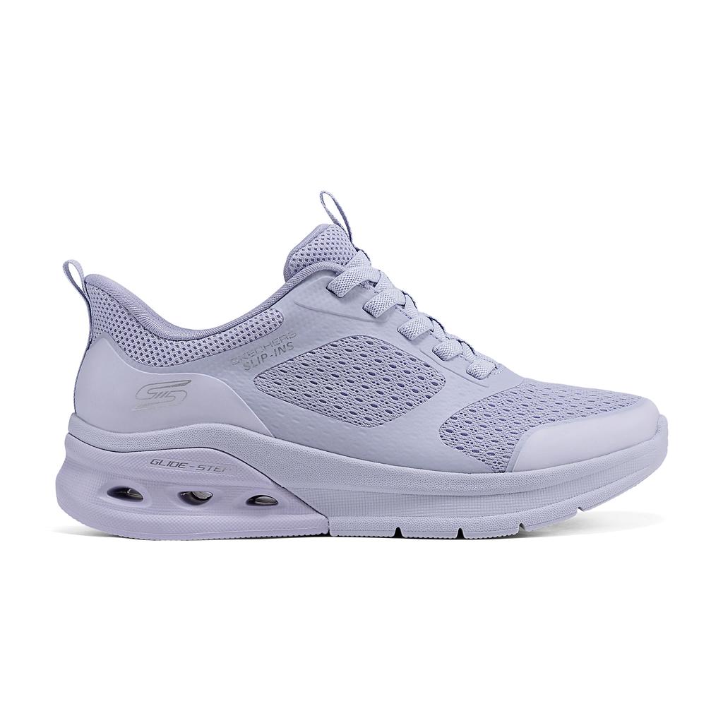 Skechers Textile, Synthetic Leather Breathable Low top Running Shoes Women's Lilac 117626-LIL