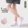 LANGSHA Kids' Pure Cotton White Ankle Socks