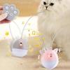 USB Rechargeable Automatic Interactive Cat Toy Tumbler Teasing Cat Stick  Teasing Cat