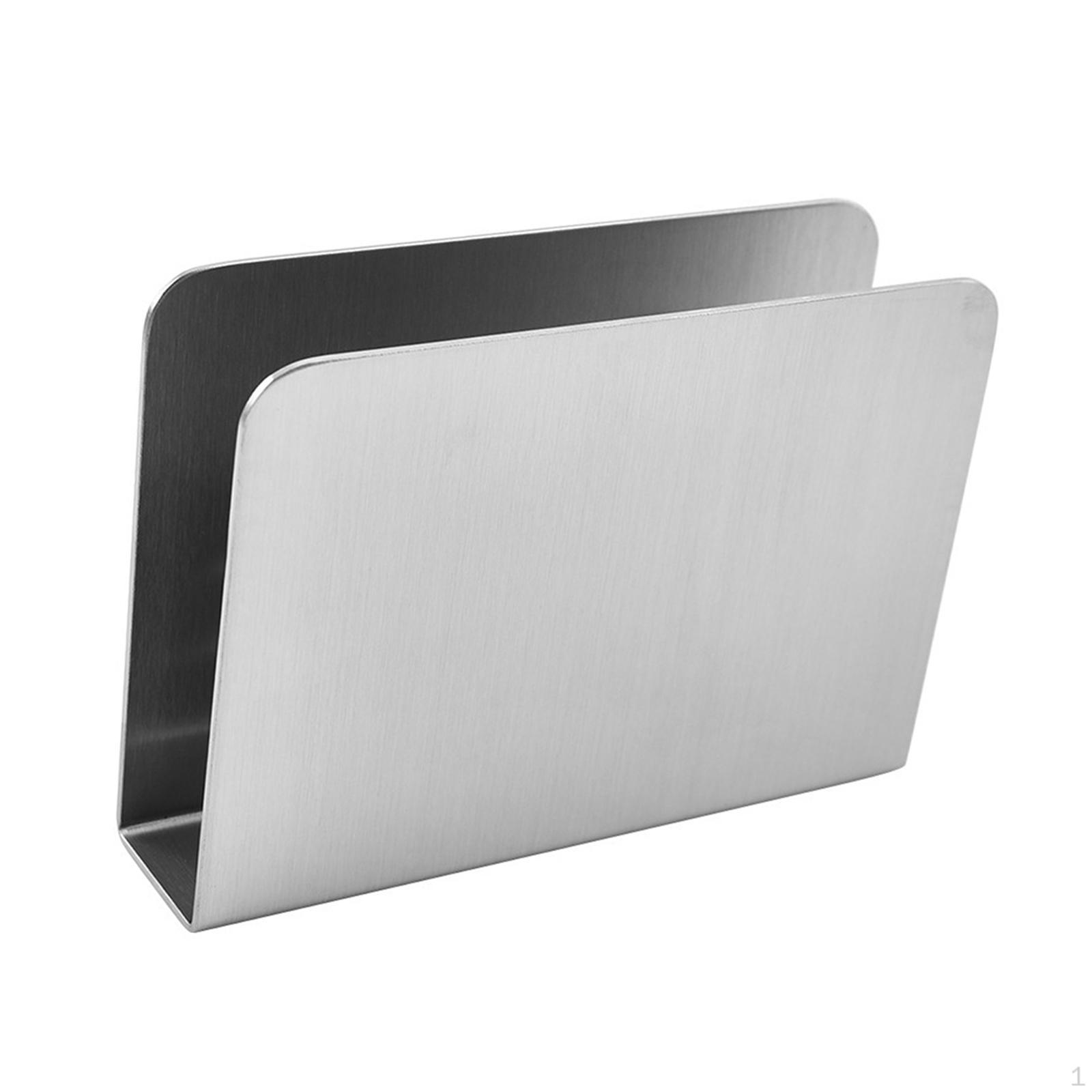 

Держатель для салфеток из нержавеющей стали Кухонный вертикальный держатель для бумажных полотенец Современная подставка для салфеток для