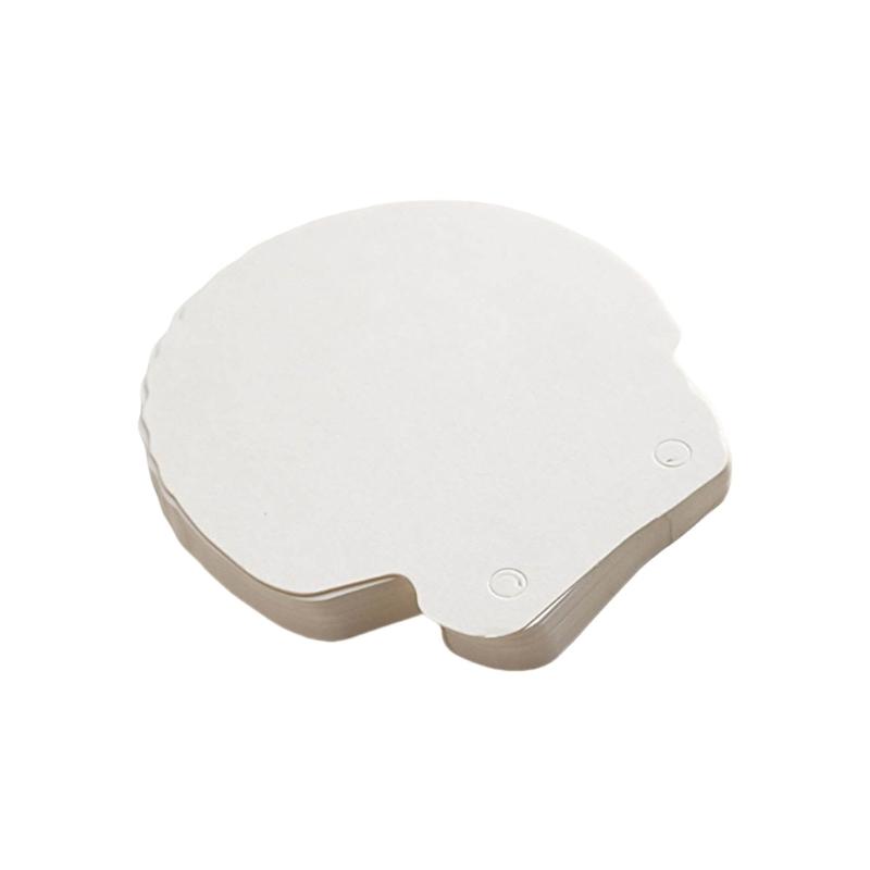 

Cute Shell Shape Binder Notebook with Handcrafts Perforations Refillable Notepad for Travel Diaries and Personally Note Style B