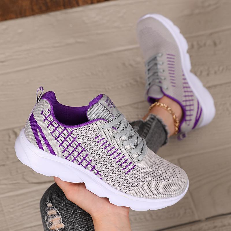 2025 New Women's Running Shoes Spring Autumn Breathable Casual Sports Shoes Mesh Anti Slip Vibration Comfortable Walking Shoes