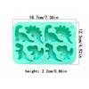 1pc 8-cavity Silicone Mold 3D Dinosaur Shaped Chocolate Candy, Pudding, Cookies, Mold Making, Cake Baking Utensils