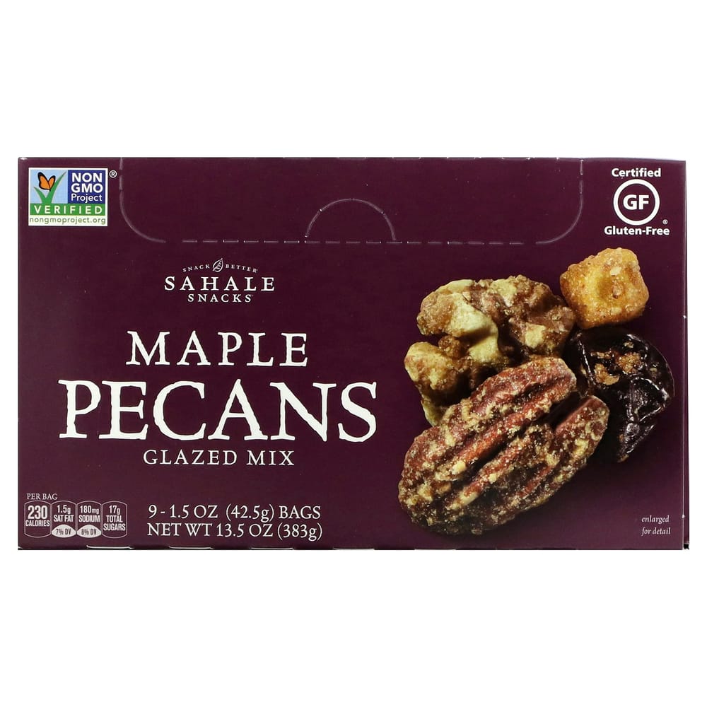 Sahale Snacks Glazed Mix Maple Pecan, 9-Pack (42.5g / 1.5oz Each) 382.5g - 1 ea